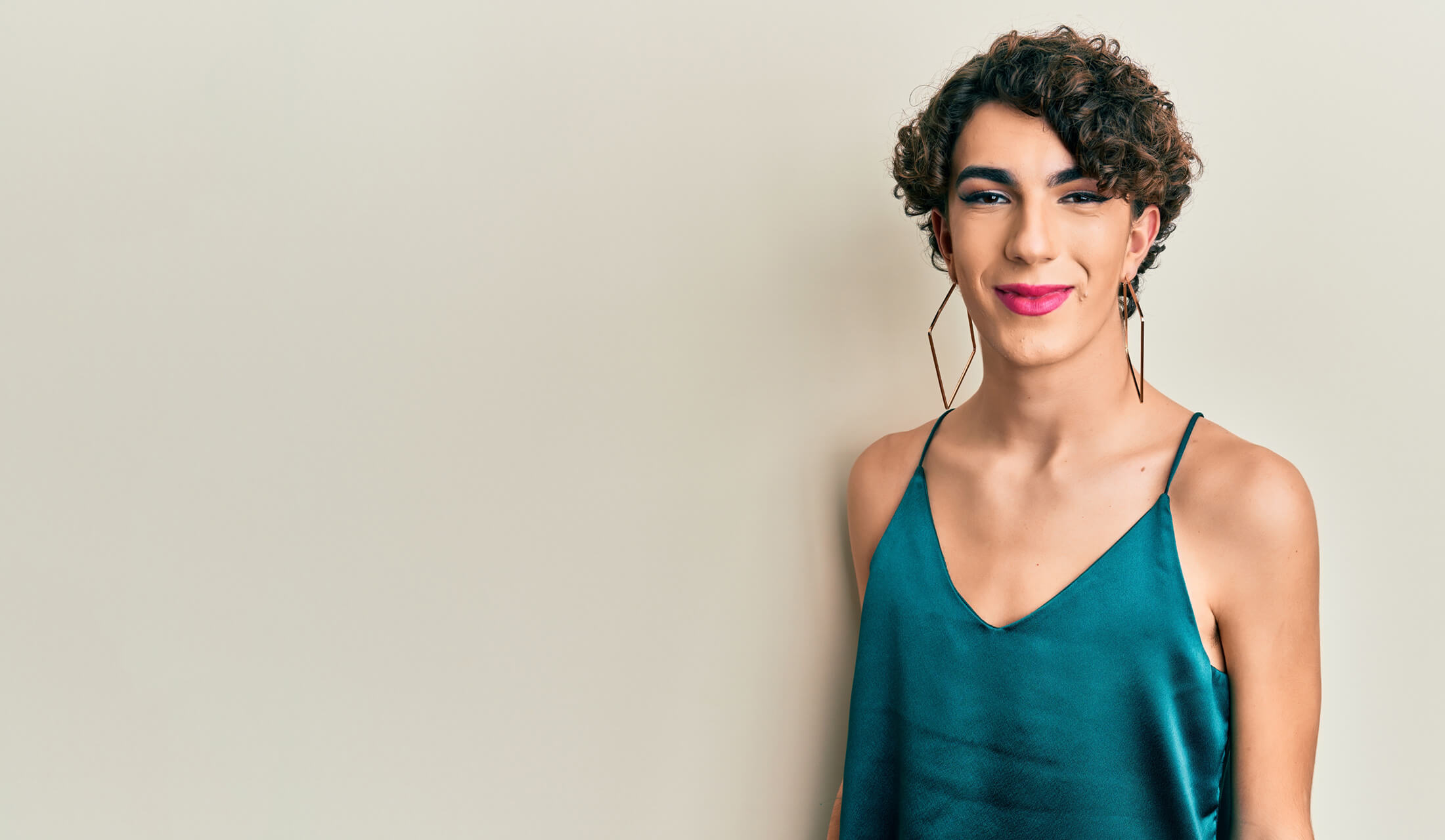 Surrey feminizing surgery model with brown hair