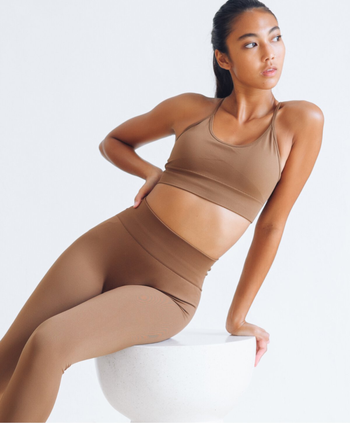 Surrey fat grafting model with brown hair
