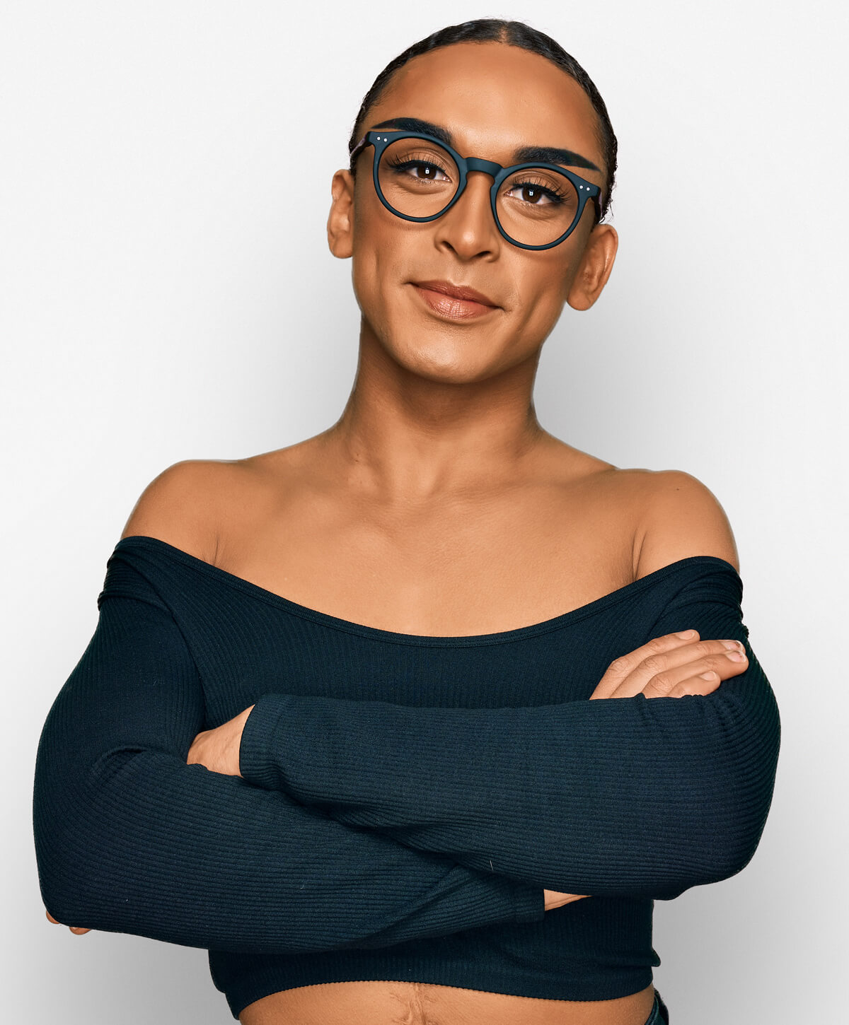 Surrey feminizing surgery model with brown hair